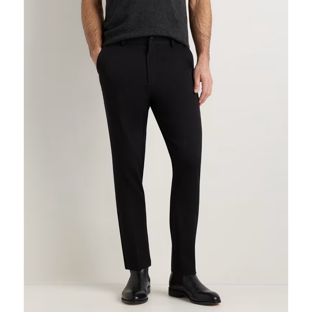 Quince Ultra Stretch 24/7 Smart Chino Pants Slim Black Mens 30x30.5